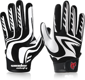 Guantes personalizados con nombre de equipo para Niños Jóvenes y Adultos Guantes de fútbol americano - Product Image 1