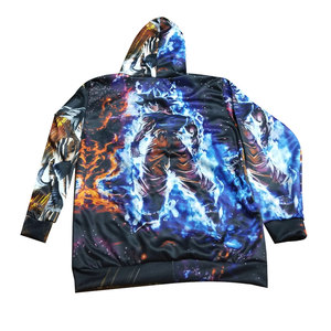 Sudaderas con capucha y cremallera de sublimación polar de poliéster para niños personalizadas - Product Image 5