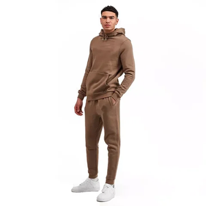 Vêtements de sport survêtements d'entraînement en polaire Gym Fitness Tech ensemble deux pièces pour hommes survêtement de jogging pour hommes - Product Image 4