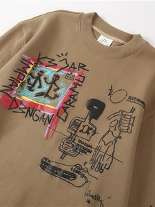 เสื้อสเวตเตอร์ผ้าเกล็ดปลาขนาดใหญ่สำหรับผู้ชายผ้าคอตตอน100% มีฮู้ดผ้าหนาพิมพ์ลายสกรีนผ้าไหมคุณภาพสูงสำหรับฤดูหนาว - Product Image 6