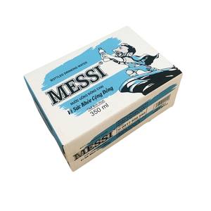 Caja de papel corrugado 3B respetuosa con el medio ambiente reciclable personalizada de lujo con impresión flexográfica para embalaje de agua mineral al por mayor - Product Image 3