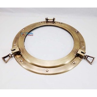 Hublot Nautique Marin Antique de 17 Pouces, Fait Main en Aluminium, Décoration Ronde pour Bateau/Navire