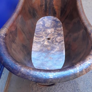 ทองแดงบริสุทธิ์สำหรับห้องน้ำสไตล์บ้านไร่แช่สบายจากวัสดุโลหะอินเดีย - Product Image 4