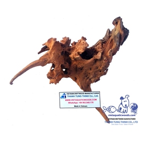 Decoración de acuario de madera flotante natural irregular hecha en Vietnam para adorno de pecera, madera natural duradera - Product Image 1