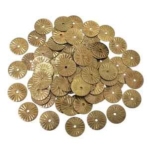 Paillettes rondes en PVC haute brillance de 5mm pour l'artisanat de vacances et l'utilisation de la mode - Product Image 1