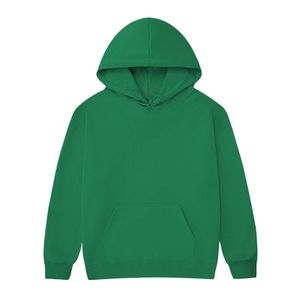 Sweat à capuche décontracté unisexe d'hiver de haute qualité en polyester/coton, respirant, en molleton, avec logo personnalisé, coupe ample, épais - Product Image 1