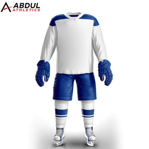 ชุดฮอกกี้น้ำแข็งสำหรับทีมชาย ผลิตจากผ้าทนทานและสวมใส่สบาย - Product Image 1