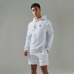 ชุดวอร์มกางเกงขาสั้นและชุดมีฮู้ดของผู้ชายชุดวอร์มผ้าฝ้าย100% ทรงโอเวอร์ไซส์ดีไซน์ใหม่ - Product Image 1