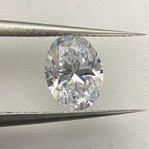 Certificat IGI 1CT 2CT 3CT 5CT diamant en vrac coupe ovale excellente qualité pour bagues diamant CVD - Product Image 1