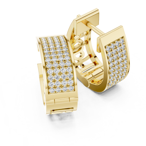 Elegant Round Diamond <b>Earrings</b> Timeless Sparkle & Everyday Luxury Jewelry Perfect <b>for</b> Daily Wear or Special Occasions - Product Image 1