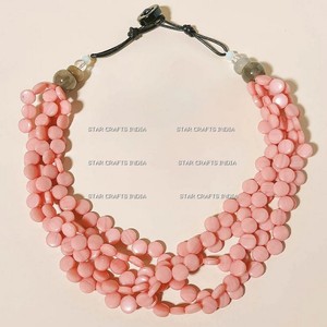 Resina hecha a mano Lucite resina joyería collar indio para damas moda joyería hecha a mano para niñas y damas - Product Image 6