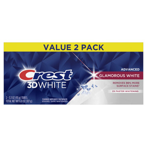 <span class=keywords><strong>Crest</strong></span> 3D Putih gigi canggih pasta gigi pemutih putih 3.3 oz 2-pak untuk dewasa bahan Herbal