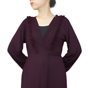 Zura Cardigan décontracté de haute qualité pour femme Vêtements d'extérieur à manches longues avec sensation de main douce et motif solide - Product Image 2