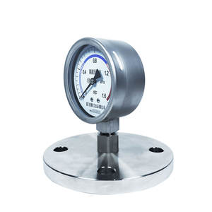 위생 다이어프램 압력계 진공 -1~<span class=keywords><strong>0</strong></span> 바 트라이 클램프 1.5인치 SS316L 식품 제약 위생 마노미터 4인치 액체 - Product Image 1