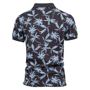 T-shirt polo pour homme en coton biologique 100% avec logo personnalisé - Product Image 2