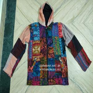 VESTES EN LAINE ACRYLIQUE IMPRIMÉ patchwork - Product Image 1
