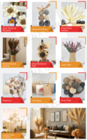 Meilleures ventes : Fleurs artificielles en bois de Sola faites à la main, écologiques - Camélia pour la décoration intérieure, Halloween, Noël (tailles 6/8/10cm) - Prix bas