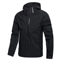 Veste de pluie imperméable vintage légère pour homme, imperméable à capuche, coupe-vent, pour la randonnée et l'extérieur.