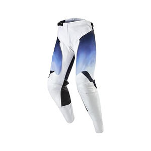 Pantalon de moto Dirt Bike en cuir de vachette graphique sublimé respirant pour homme - Product Image 2