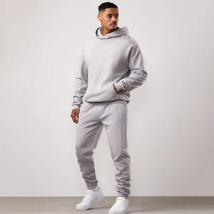 Chándal para hombre, a la moda sudaderas con capucha, trajes para hombre, conjuntos de logotipo personalizado, sudadera, pantalones de chándal, jersey con capucha de lana para primavera y otoño, conjunto de 2 piezas - Product Image 1