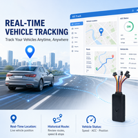 Traceur GPS 4G pour voiture KS005 SIMCOM A7670SA avec double positionnement Beidou GPS et contrôle à distance de coupure de carburant pour moto