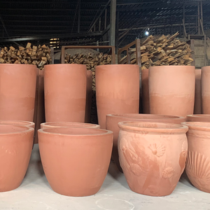 Maceta Grande Clásica de Cerámica Esmaltada Resistente a las Heladas con Orificio de Drenaje, Hecha a Mano, Duradera y Ecológica para Jardín y Hogar - Product Image 5