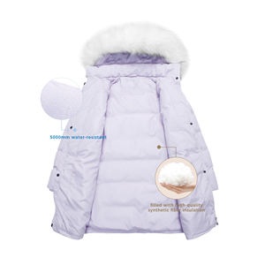 Parka ajustada para mujer, chaqueta Parka de estilo acolchado de invierno, abrigo largo, Parkas para mujer, chaqueta gruesa y cálida con capucha, servicio OEM - Product Image 4