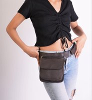 Sac banane vintage en cuir véritable grande capacité avec fermeture éclair pour randonnée, voyage, ceinture de poitrine, sacoche bandoulière, pochette de taille