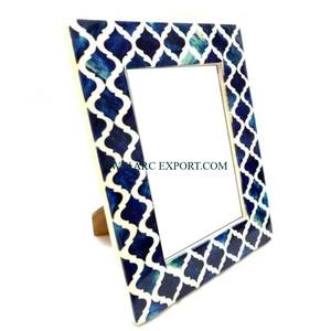 Made of Mother of Pearl and Wooden Handmade Modern <b>Photo</b> <b>Frames</b> <b>Set</b> of 3 Different Sizes Unique Designing Home <b>Photo</b> <b>Frames</b> - Product Image 2