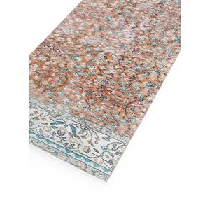 Vintage Large Area Pae-1023 Wool Rug <b>Red</b> Orange Hand Knotted Classic Floral Pattern for Home Hallway Use Recycled for Teens - Product Image 2