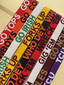 Sangles de sac à main à carreaux perlées en gros - Sangles de sac ajustables à carreaux écossais personnalisées, chaîne de remplacement vintage gothique OEM - Product Image 5