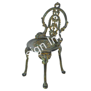 Chaise de ferme en fonte antirouille couleur personnalisée enduite chaise la plus tendance chaise de jardin élégante en gros au design personnalisé - Product Image 4