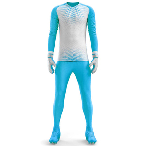 Nuevo diseño de uniforme de portero de fútbol profesional de manga larga transpirable portero de fútbol traje multicolor Kit de portero de fútbol - Product Image 3