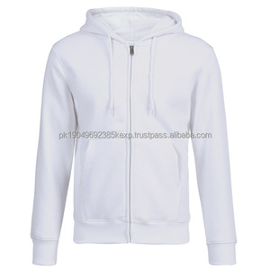 Sweat à capuche en coton avec fermeture éclair de haute qualité, personnalisé, nouveau, avec logo, tendance, sweat à capuche en polaire pour homme, sweat à capuche avec fermeture éclair pour couple - Product Image 1