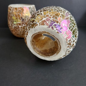 Portavelas Votivo Moderno de Cera de Abeja Hecho a Mano, Altamente Perfumado, para Centro de Mesa de Boda o Decoración Navideña del Hogar - Product Image 4