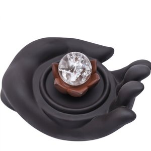 Brûleur d'encens en marbre à forte demande pour la méditation à domicile et l'aromathérapie Brûleur d'encens de luxe Mabkhara Oud pour la relaxation - Product Image 2