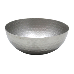 Modern Round Shape Serving & Decorative <b>Bowl</b> Handmade Kitchen & Table Top Eco-Friendly <b>Silver</b> Color Iron Metal for Weddings - Product Image 1