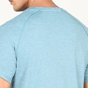 T-shirt personnalisé Impression de logo personnalisé T-shirt col rond Manches courtes 100% coton Uni T-shirt homme - Product Image 5