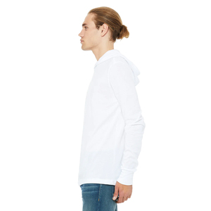 Camiseta con capucha de manga larga ajustada suave para hombre, sudaderas con capucha ligeras Bella + Canvas C3512, Sudadera con capucha Unisex - Product Image 2