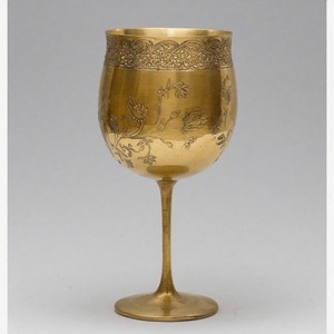 Taza celestial Divine Grace Adornado Metal Vino Cáliz Copa tradicional Acabado antiguo para rituales religiosos y altares de Iglesia - Product Image 2