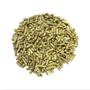 6 มม.หญ้าแห้ง Alfalfa บริสุทธิ์เม็ดมีเนื้อใยดิบสูงเป็นพิเศษ/ซื้อ Alfalfa ก้อน 50LB คุณภาพสําหรับม้า,กระต่าย,วัว