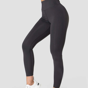 Pantalons de yoga capri à taille haute, couleur unie, avec poches, extensibles dans quatre directions, meilleur design pour femmes - Product Image 1