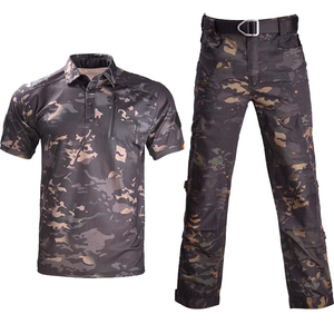 Uniforme tactique camouflage en toile, vente en gros, sur mesure, coton/polyester, séchage rapide, respirant, pour agents de sécurité - Product Image 5