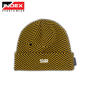 High Quality Unisex Winter Acrylic Warm Knitted Beanie Hats Custom Logo Jacquard Beanies for Men Women Wholesale for Casual - Product Image 5