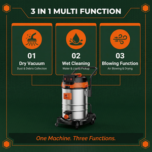 <span class=keywords><strong>Aspirateur</strong></span> industriel électrique OEM neuf, sec et humide, 60L, double moteur <span class=keywords><strong>2400W</strong></span>, usage intensif pour usine et atelier - Product Image 5