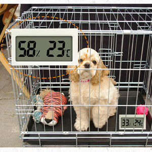 เครื่องวัดความชื้นสัมพัทธ์ดิจิตอล LCD แบบปรับเปลี่ยนหน่วย C/F ได้ ใช้ในบ้าน ตรวจสอบอุณหภูมิและความชื้นภายในอาคาร ใช้พลังงานจากแบตเตอรี่ ควบคุมสภาพอากาศในห้องเก็บของ - Product Image 6