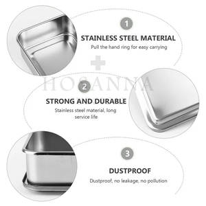 Bandeja de Laboratorio Dental Quirúrgica de Acero Inoxidable, Soporte Manual para Instrumentos Médicos Profesionales de Alta Calidad, Certificado CE, Reutilizable - Product Image 6