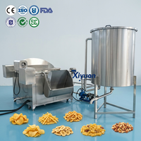 Volledig automatische SUS304 machine voor het frituren van zoete aardappelchips en andere fruit en groenten, aanpasbaar voor batchproductie