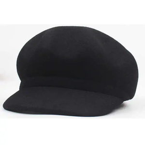 หมวกเบเร่ต์สไตล์ทหารถักไหมพรมคุณภาพสูง ขายดี หมวกเบเร่ต์คลาสสิกสำหรับผู้ชาย สวมใส่สบายเป็นพิเศษ - Product Image 3