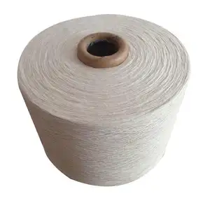 100% coton fil blanc brut à extrémité ouverte 6s 7s 10s pour le tissage de chaussettes à tricoter en tissu gants _ Mme Min